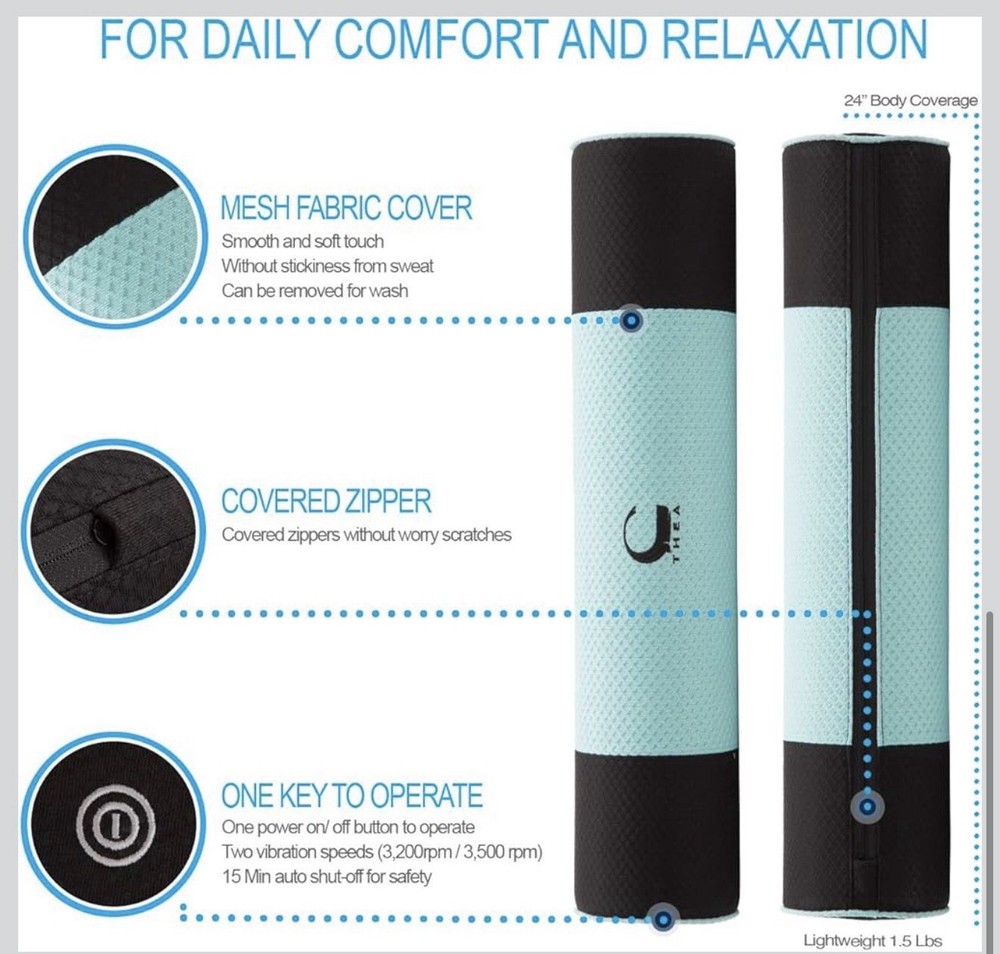 Thea Two Speed Vibrating Foam Roller