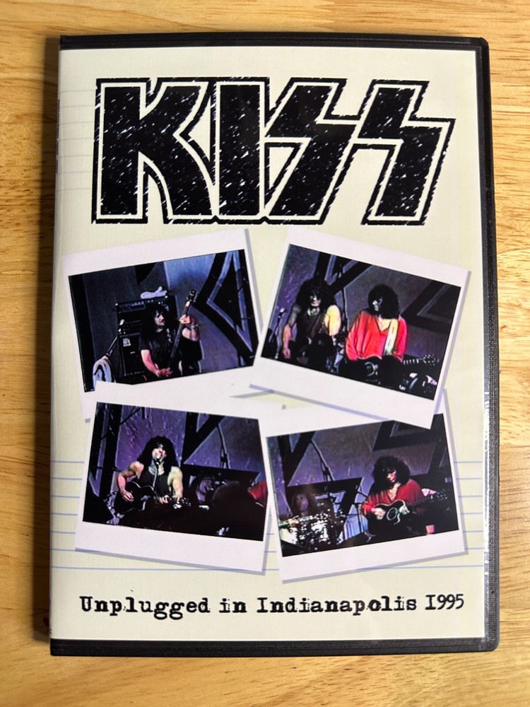 KISS - Unplugged in Indianapolis 1995 DVD Gene Simmons Paul Stanley