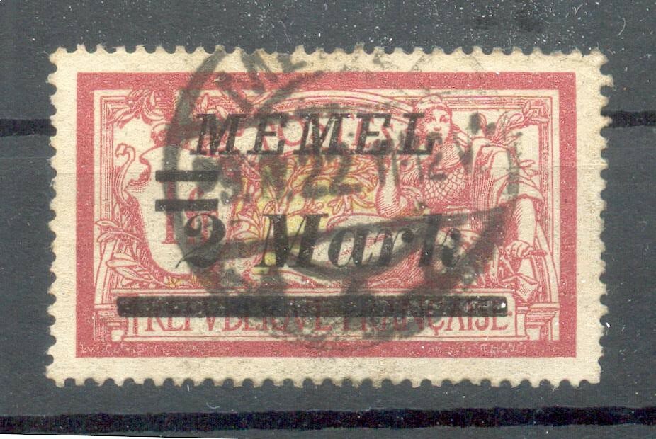 Memel 67I Variety Postmarked BPP (E8107