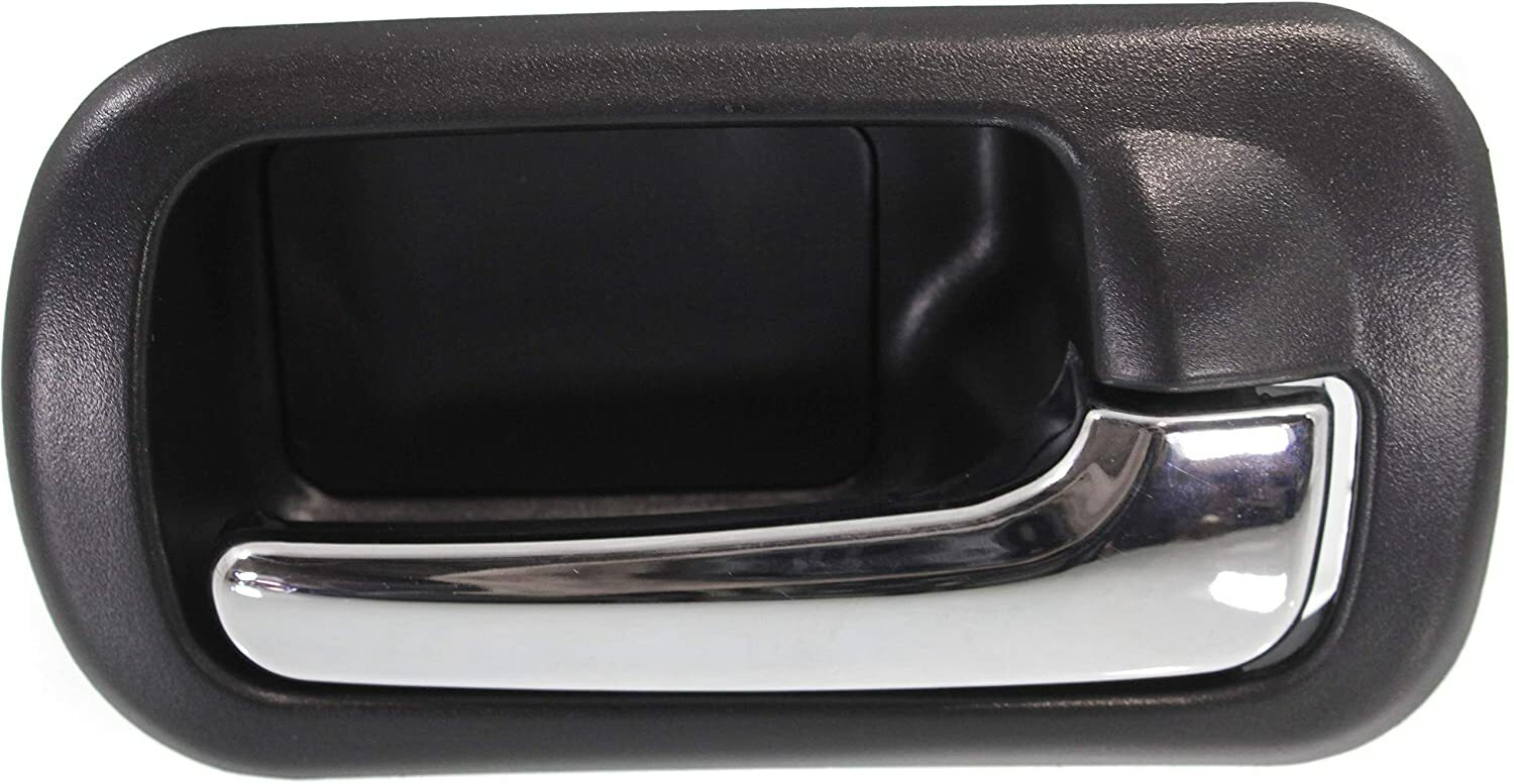 Front Rear Inside Door Handles Set Black Chrome for 01-05 Honda Civic Sedan 4DR