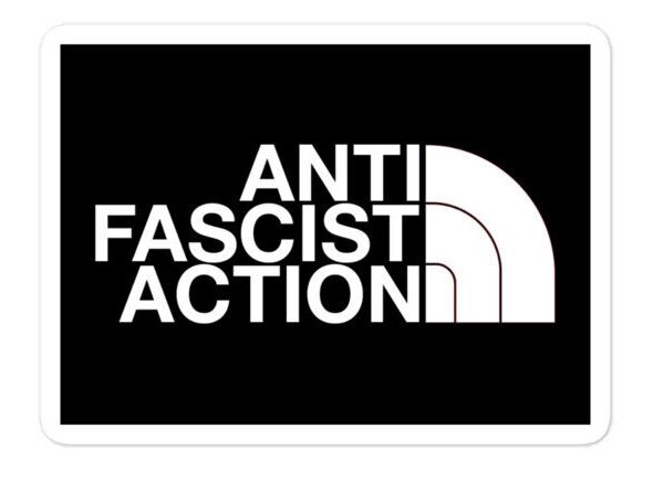 AFA Antifa North Face Sticker