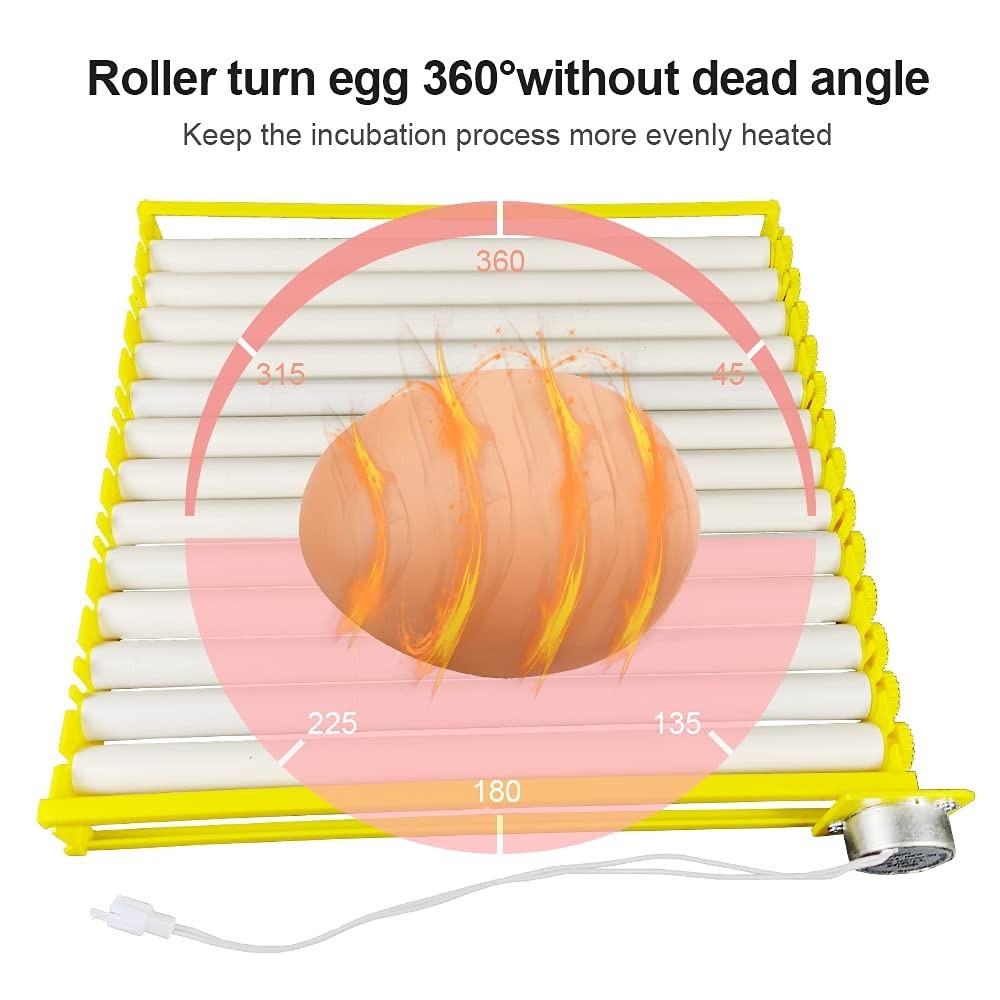 HBtree Automatic Multifunction Incubator Egg Tray Turning Hatcher for Chicken...