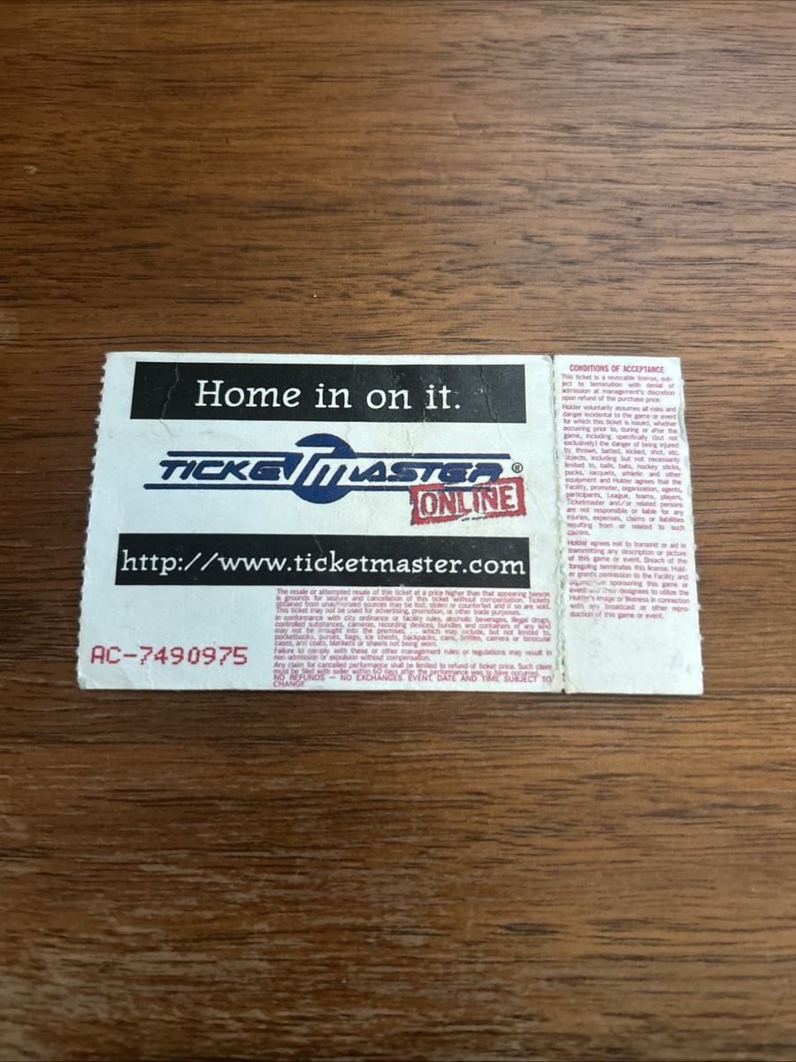 Neil Young & Crazy Horse w/Patti Smith 9/14/1996 Ticket Stub The Gorge George WA