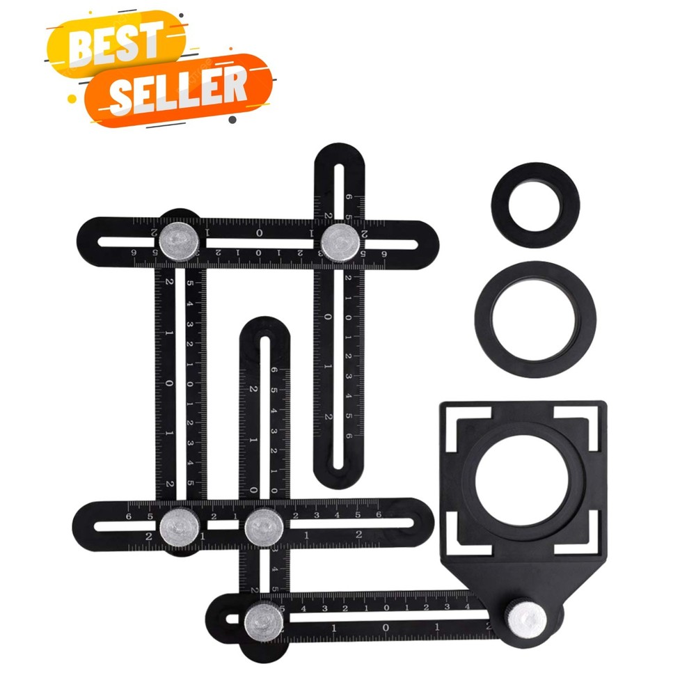 Lightweight and Portable Aluminum Angle Copier with Six Adjustable Knobs 4"