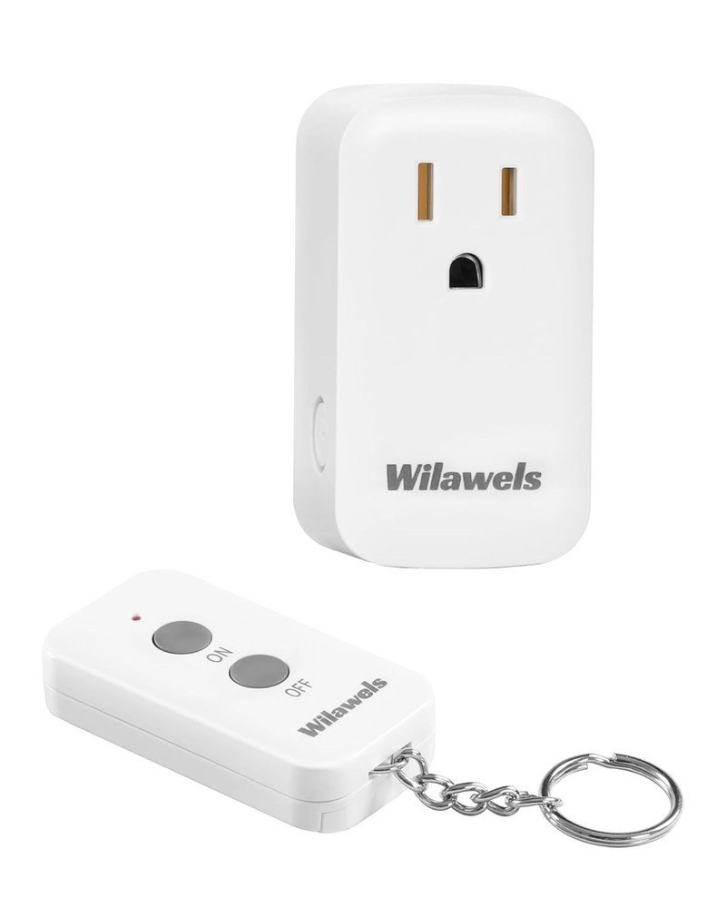 Remote Control Outlet Plug - Wireless Power Switch for Lamp, Light, Fan