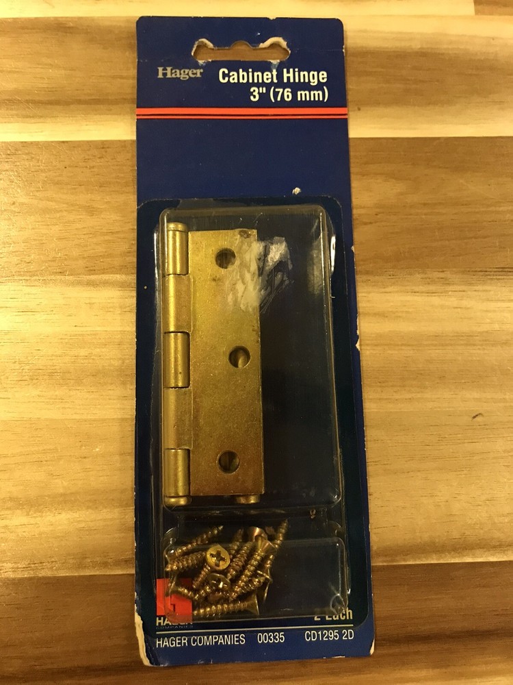 Hagar 3” Cabinet Hinge No 00335. Includes 2 Hinges.