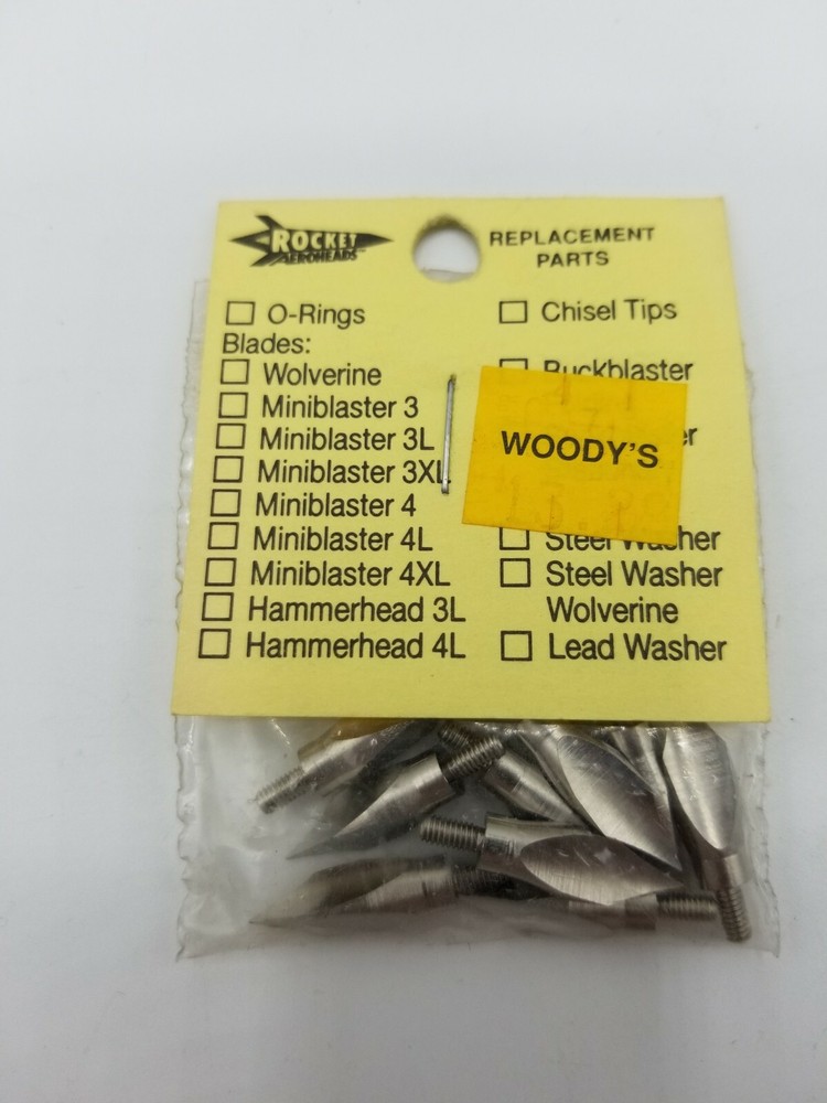 Rocket Aeroheads Chisel Tips