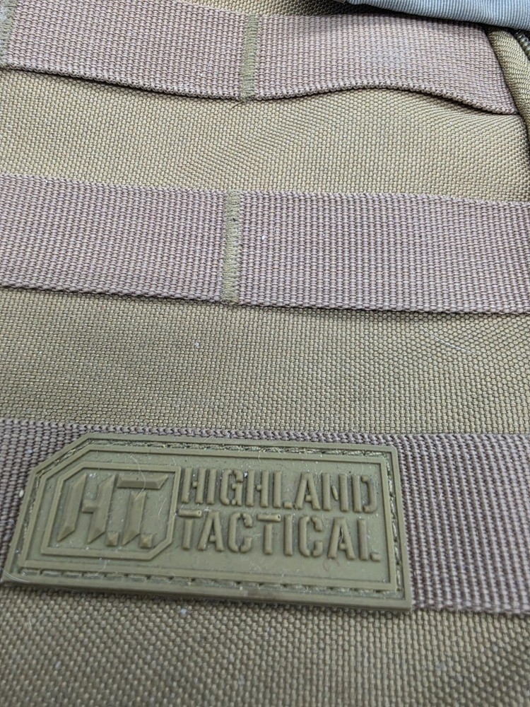 Highland Tactical Back Pack Bag with Drawstring Mesh Shoulder Straps