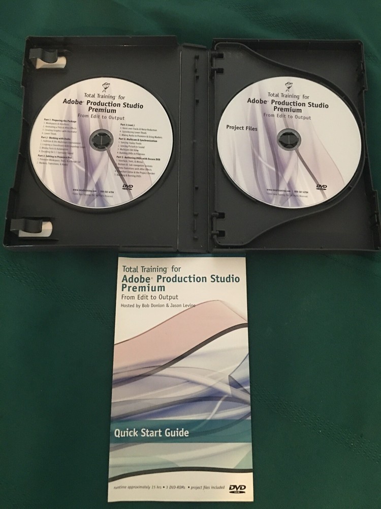 Total Training For Adobe Production Studio Premium PROFESSIONAL SERIES