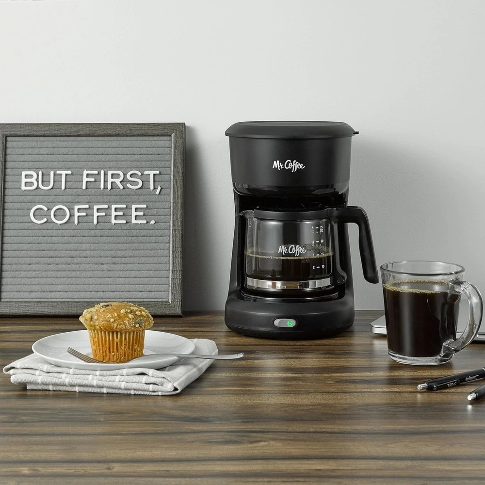 5-Cup Mini Brew Switch Coffee Maker, Black