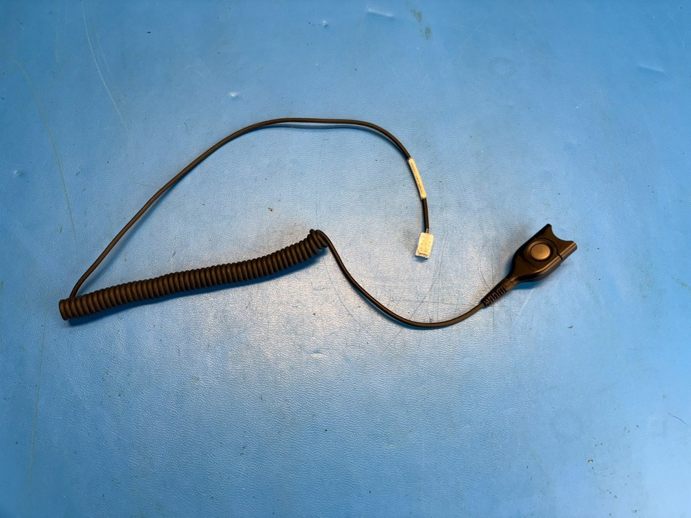 Sennheiser CSTD 08 Quick Disconnect to Modular Plug Coiled Cable 05365