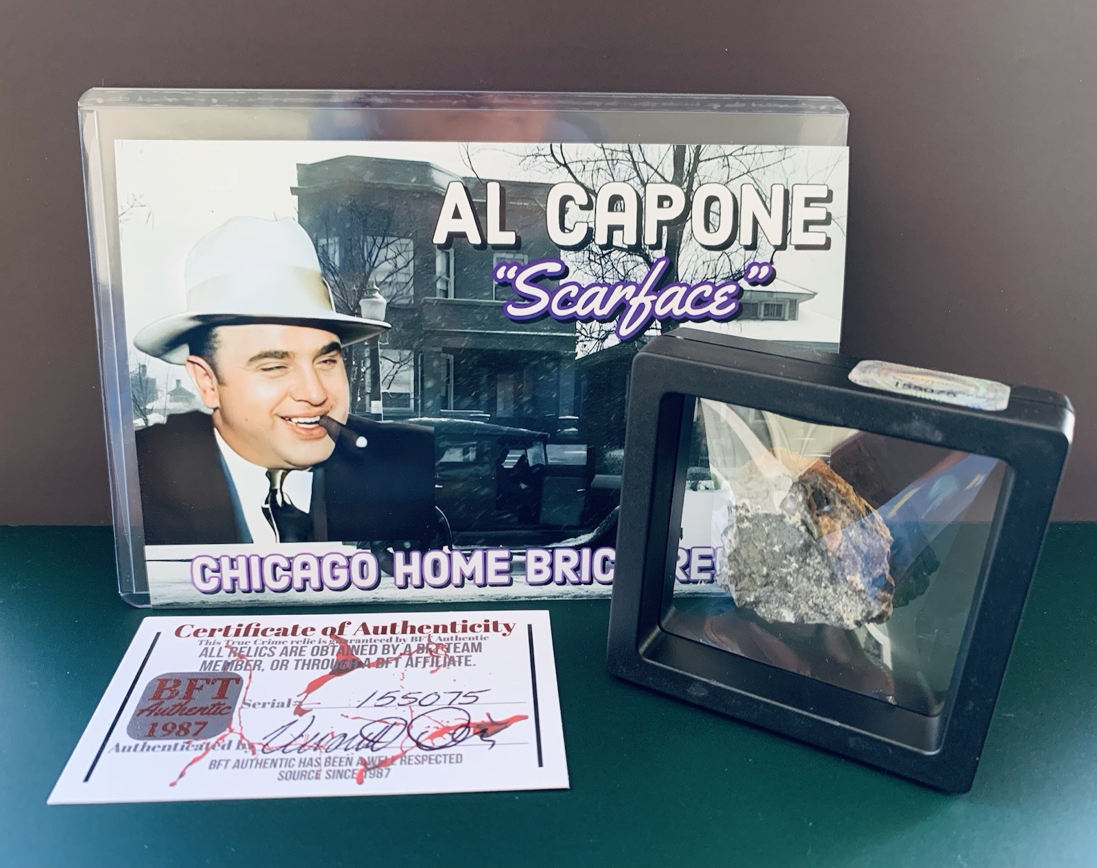 Al Capone Authentic Brick Relic Chicago Home