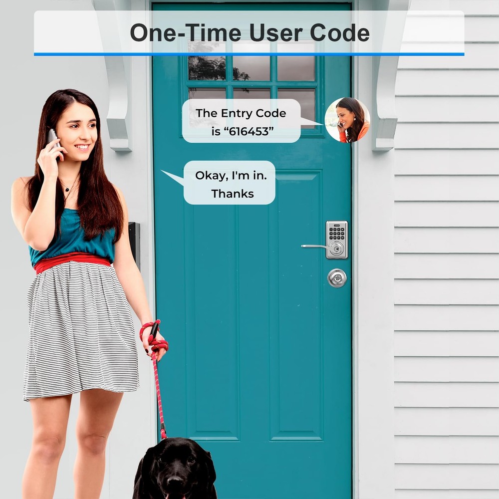 Door Lever with Keypad- Keyless Entry Door Lock with Handle -Code Door Lock- ...