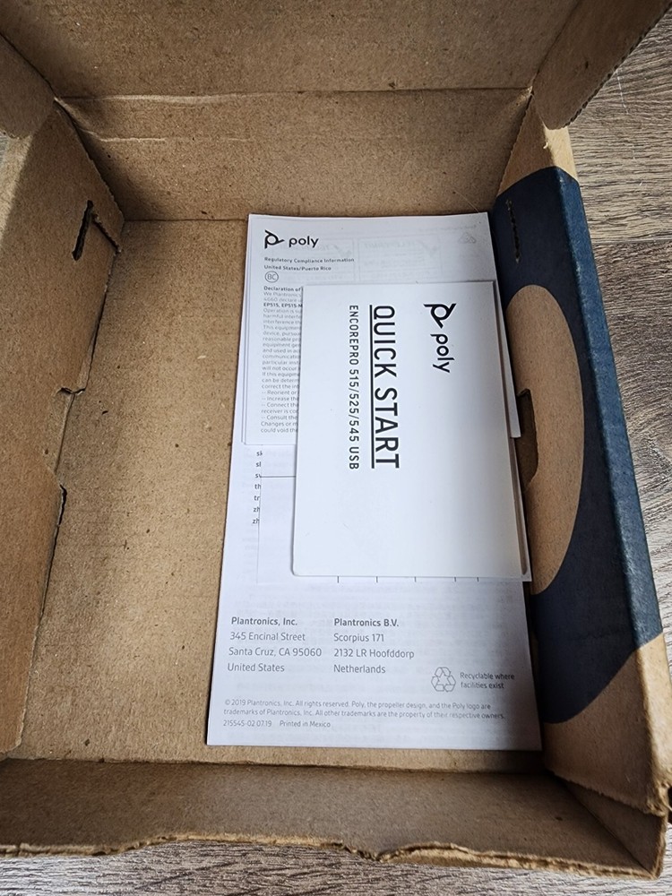 Poly EncorePro 515-M USB-A and USB-C USB Headset Plantronics