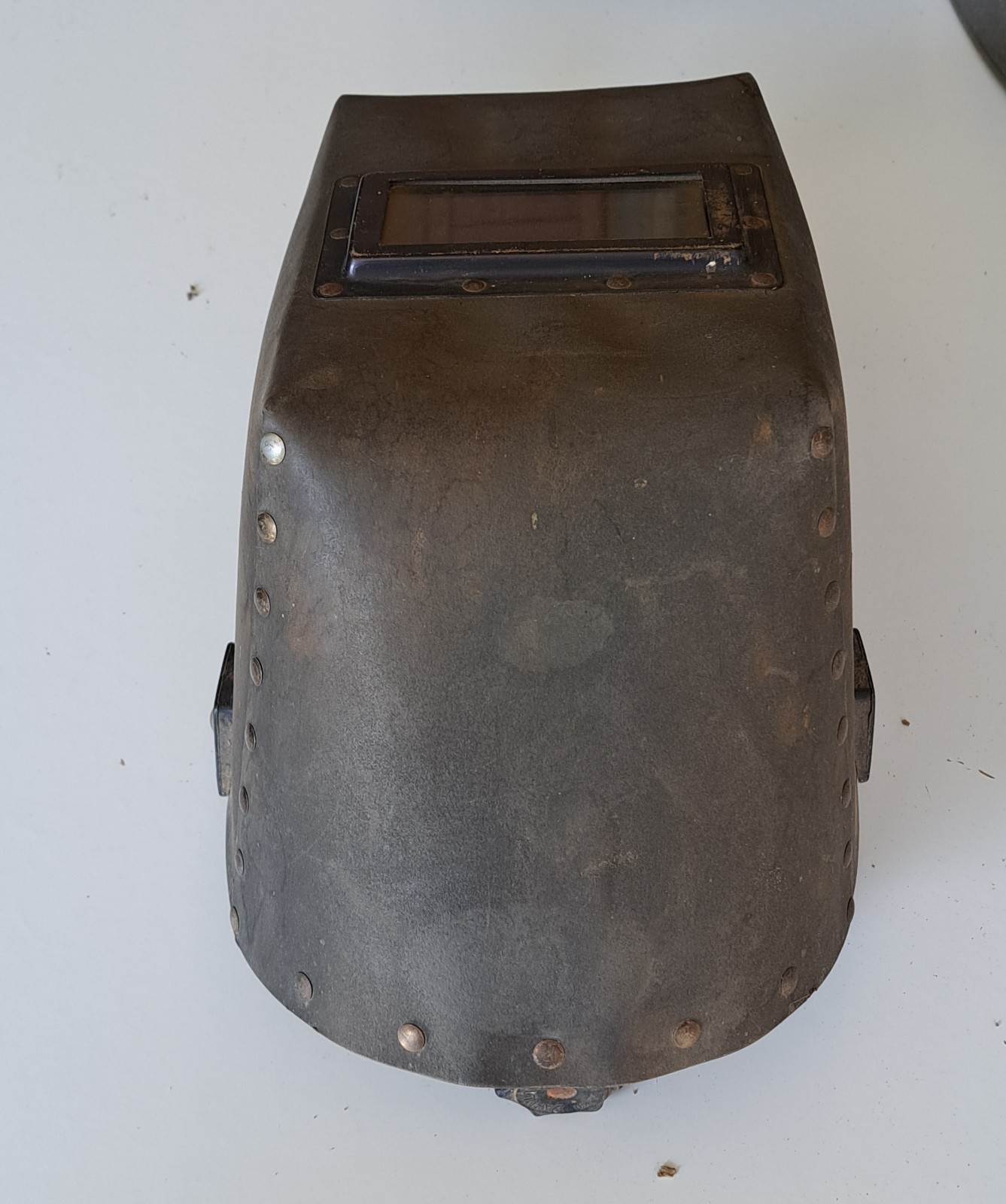 Lot Of (3), (2) Fiberglass, (1) Vulcanized Fiber?? Welding Helmets