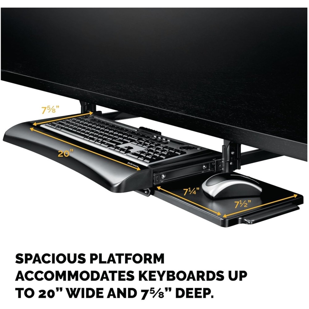 Ergonomic Underdesk Keyboard Drawer