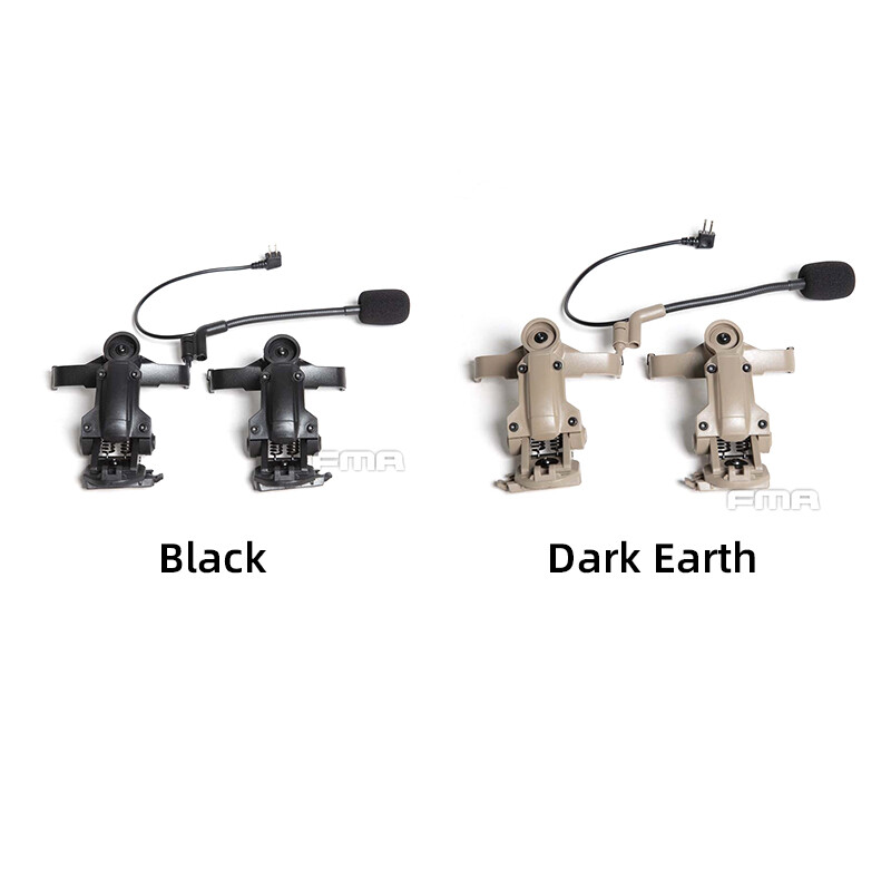 FMA Tactical Headset Helmet ARC Rail Bracket Adapter AMP Bridge COMTAC3 Headset