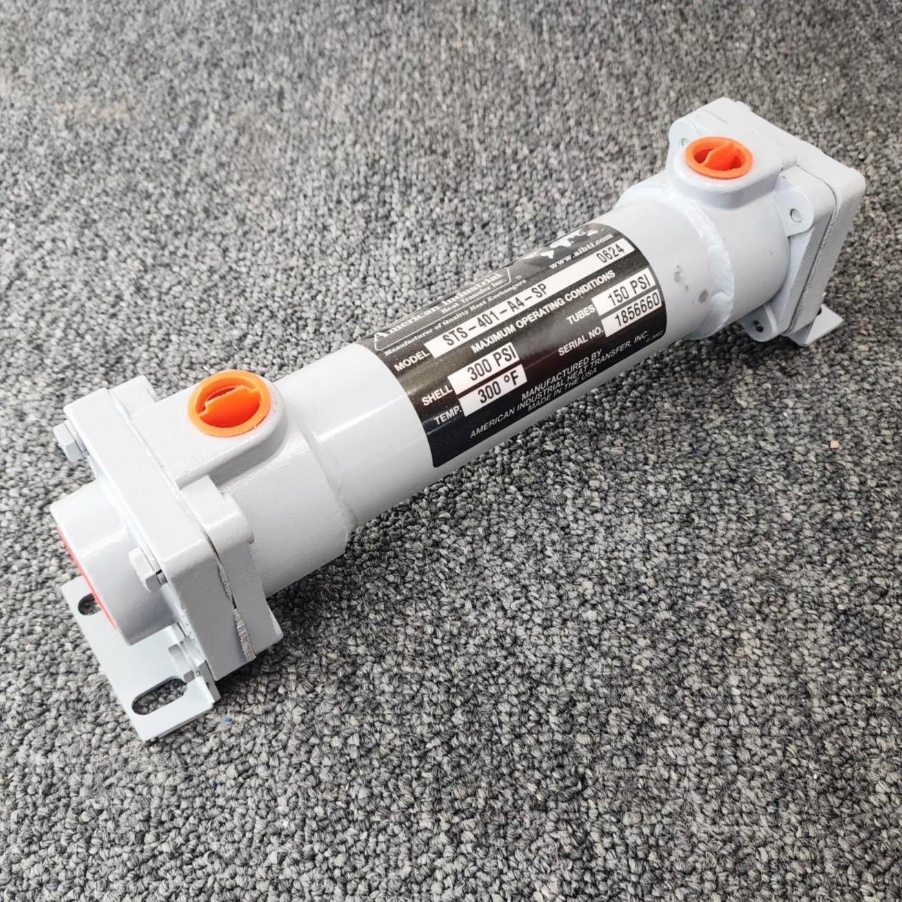 American Industrial, STS-401-A4-SP, Shell & Tube Heat Exchanger, single pass