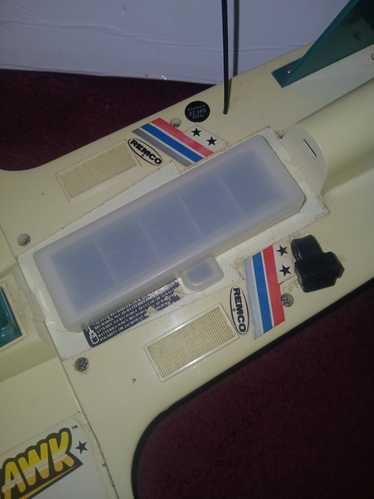 1987 Remco Thunder Hawk Remote Control Boat