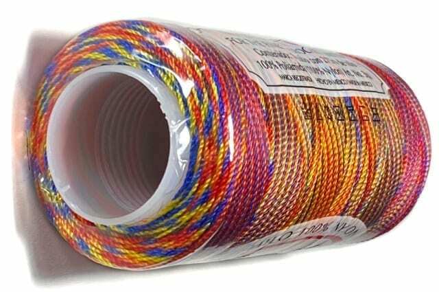 Omega ~ #2 Nylon Thread - 300 yard spool ~ (78-Multi Holiday)