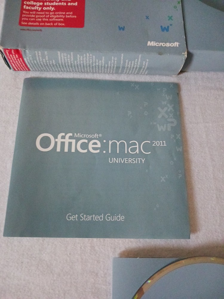 Microsoft Office University 2011 Mac Full Version Academic WPXO - EUC