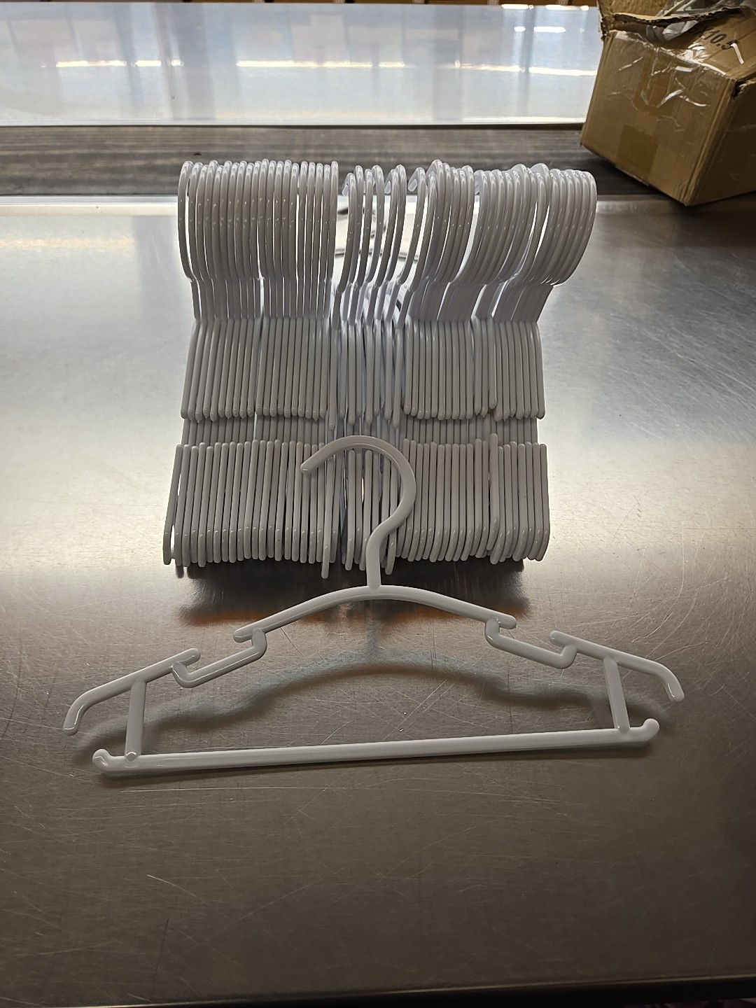 50 Kids Plastic Hangers, Children's Hangers for Baby, Toddler, and Child Clothes