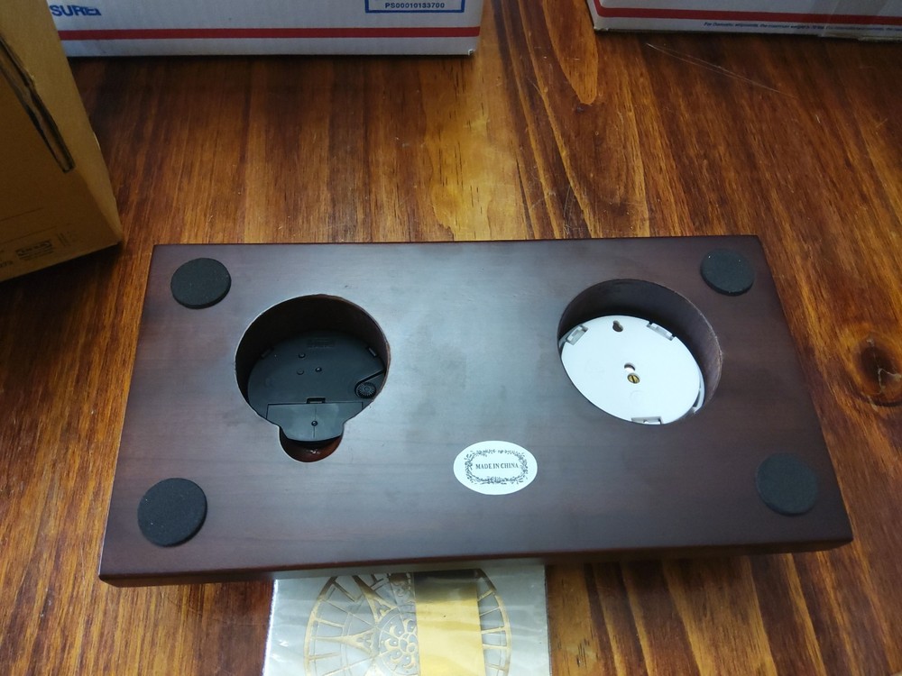 Weems & Plath Porthole Barometer & Clock, With Clock Battery