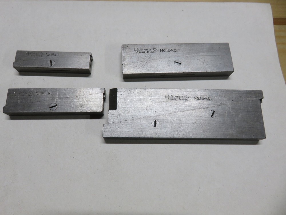 Starrett Adjustable Parallel Set 154 A-D