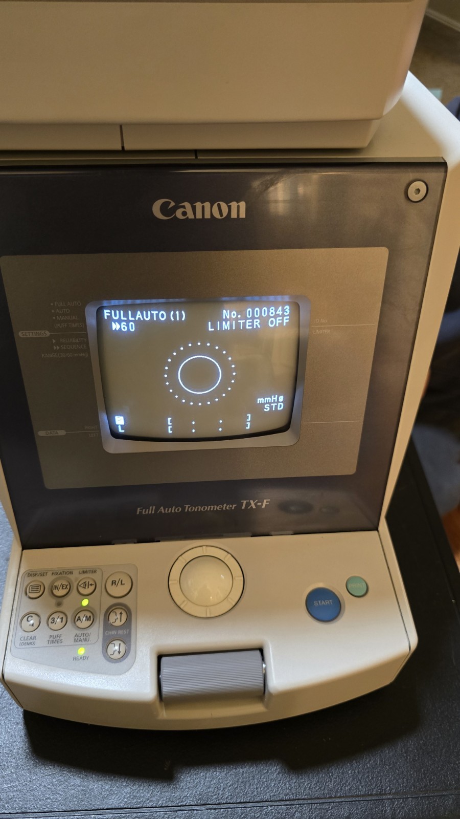 Canon TX-F Automated Full Auto Non Contact Tonometer