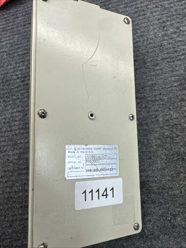 CTI Electronics Vintage Industrial Computer Mouse Pointer M80190 Cursor Control