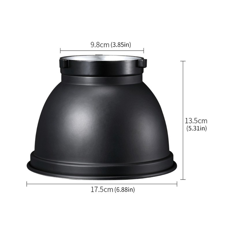 Global 55 Degree Scintillate Light Reflector Direct current Studio Lighting