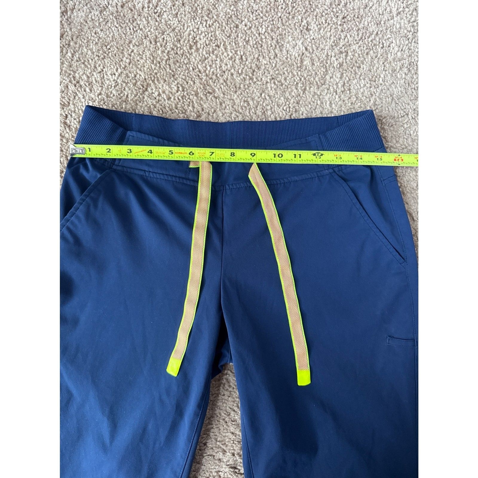 Medelita Scrub Set Womens XS Short Sleeve Top Womens S Pants Navy Blue