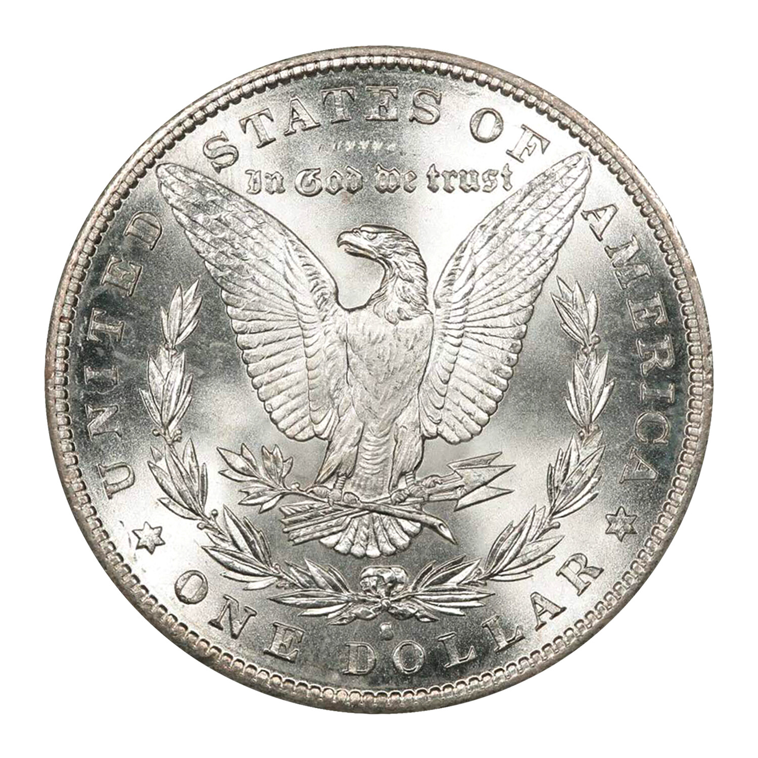 1879 S Morgan Silver Dollar $1 Brilliant Uncirculated BU 90% Silver