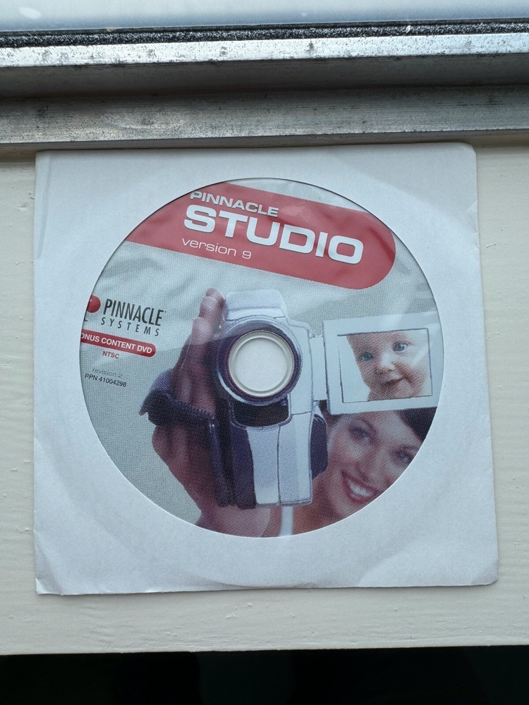 Pinnacle Studio Version 9 Installation DVD Disk Only