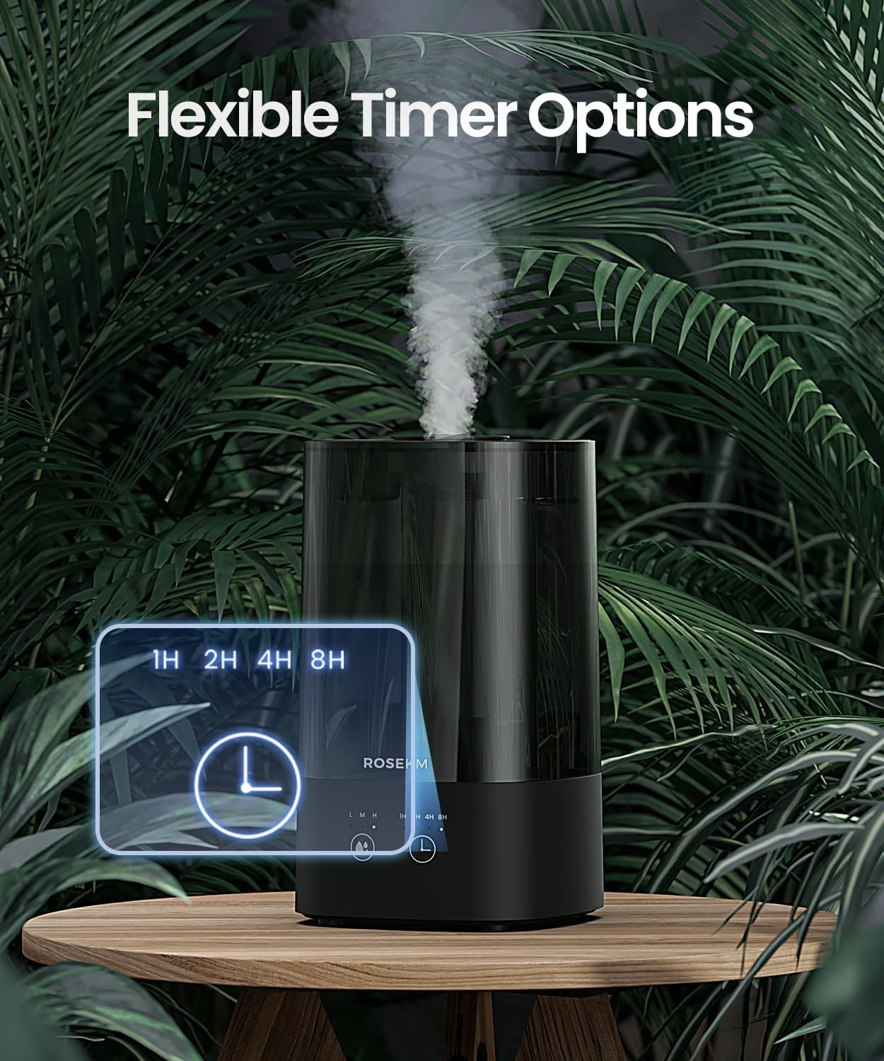 4.5L Humidifiers for Bedroom, Humidifiers for Home Large Room, Cool Mist Humidfi