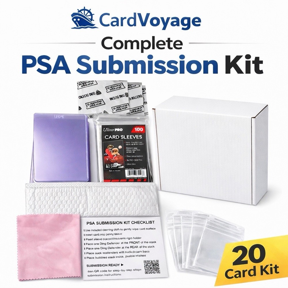 Card Grading Submission Kit  – Semi Rigid Holders + Sleeves