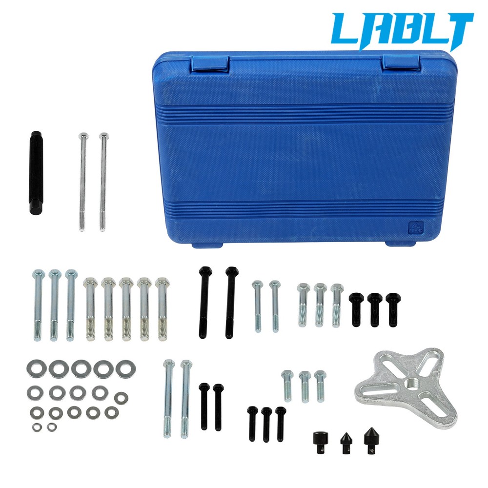 LABLT Steering Wheel Disassembly Puller Set 46pcs Lock Plate Removal Tool Kit