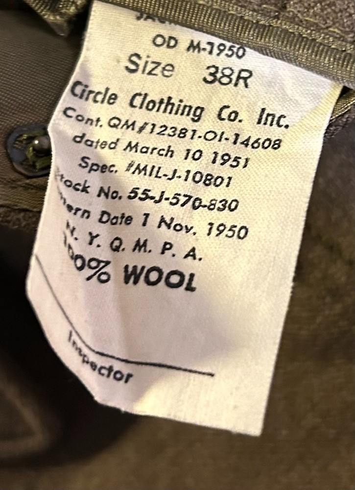 Post WWII US Ike Jacket / Uniform