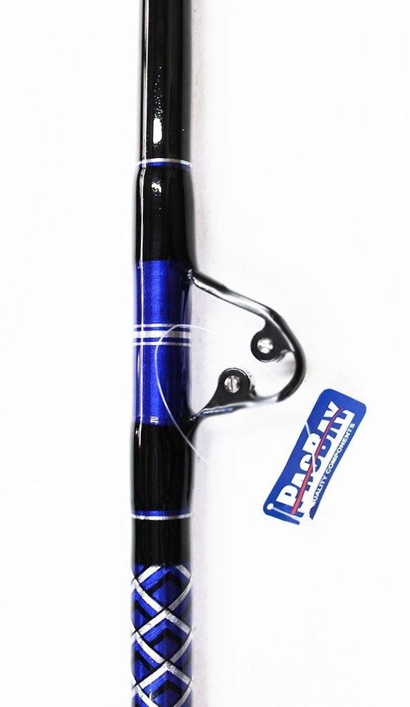 Xcaliber Marine Set (4) Tournament Series 50-80lb Trolling Rod Blue and Silver