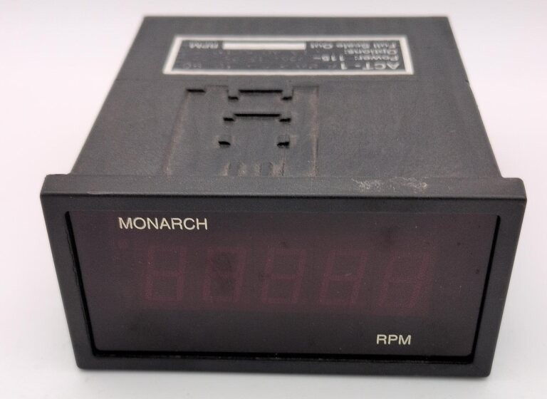 MONARCH INSTRUMENT ACT1B DIGITAL PANEL MOUNT TACHOMETER RPM
