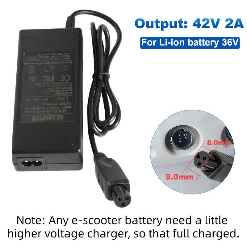 Charger For Hoverboard hovertrax Razor/Swagtron T1/Swagway X1/jetson V6/Ninebot