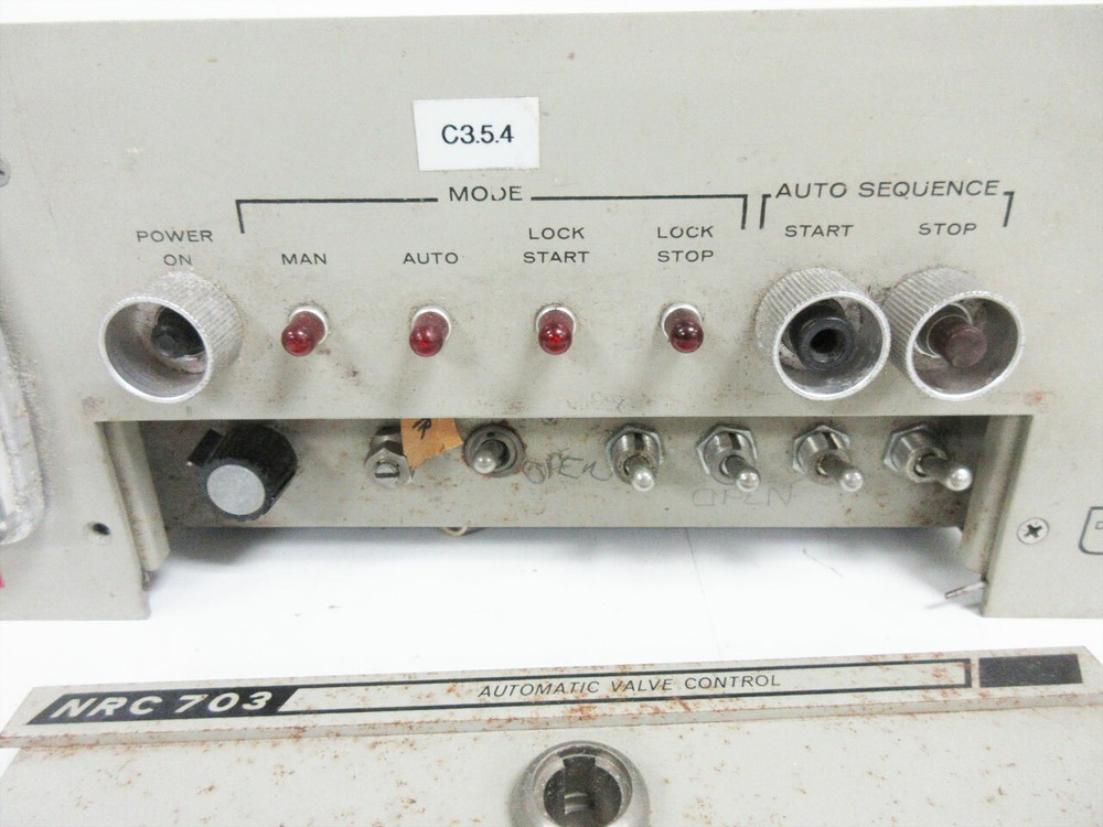 NRC 703 AUTOMATIC VALVE CONTROL PARTS SYSTEM - C
