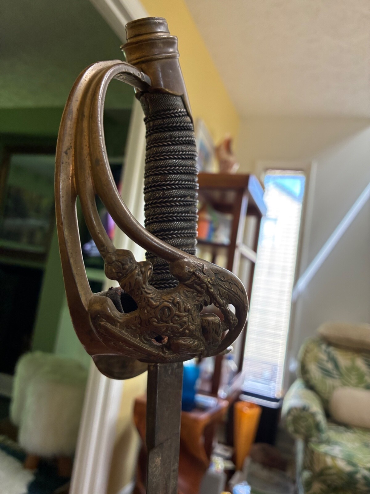 Imperial German N.E.O. Sword 1889 Used Antique Military Blade