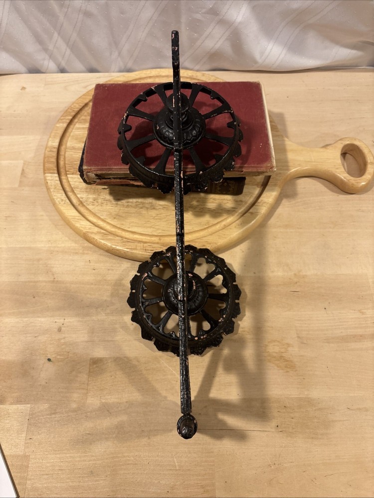 Antique Victorian Double Wall Cast Iron Sconce