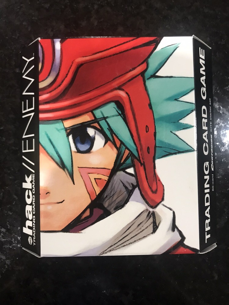 .hack ENEMY TCG CCG Deck Lot - SEALED dot Hack Starter Decks 6