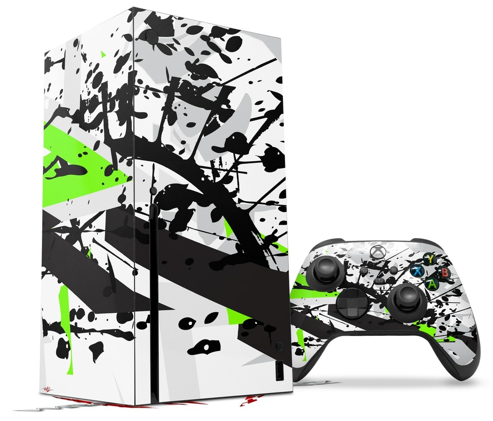 Skins XBOX Series X Console Controller Baja 0018 Lime Green