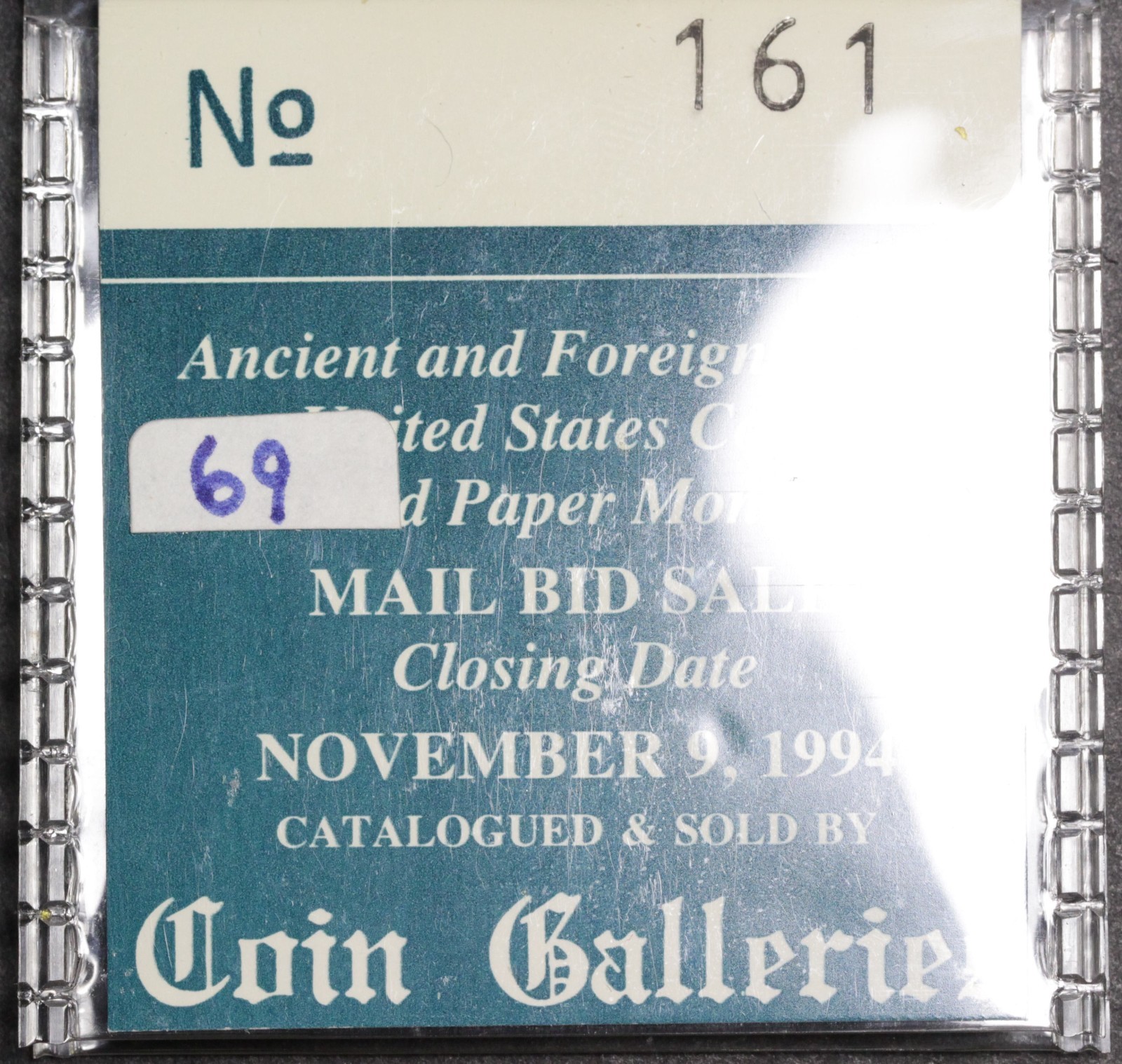 Victory Chariot Denarius Ancient Rome Republic Silver Coin 149BC 1978 Provenance