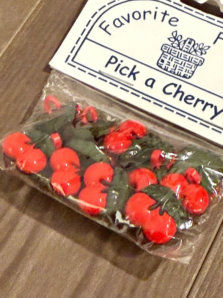 Adorable Pack of Cherry Buttons