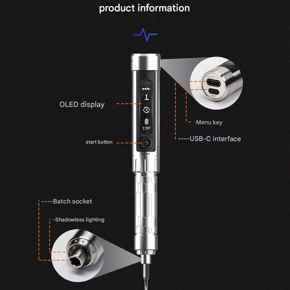 MINIWARE ES15S Electric Screwdriver Motion Control Intelligent Screws DriverzI