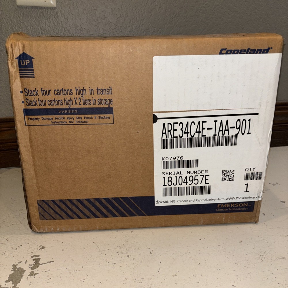 Copeland ARE34C4E-IAA-901 Compressor -NIB